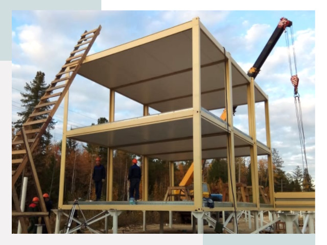 Строительство модульных здания Чебаркуль