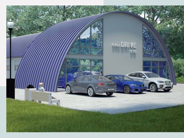 Монтаж ангаров и металлоконструкций от 644 руб.