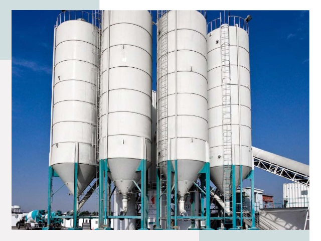 Строительство цементных силосов в Чебаркуле