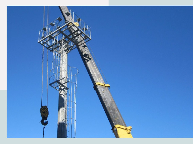 Монтаж осветительных мачт в Чебаркуль от 644 руб.