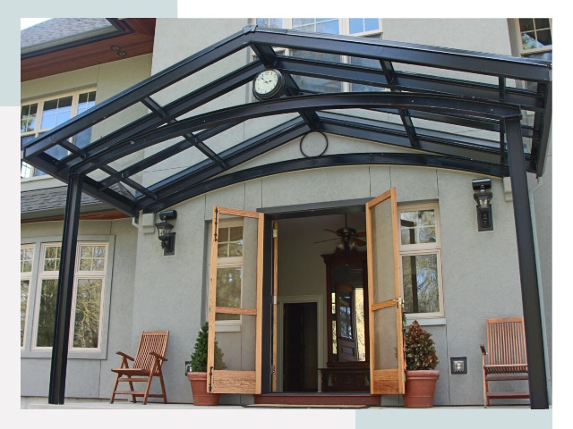 Козырьки металлические в Чебаркуле