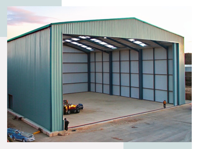 Строительство ангаров в Чебаркуле