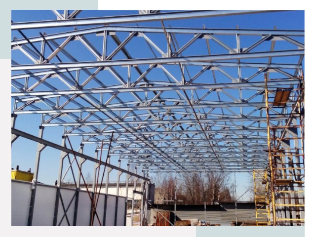 Металлокаркасы для складов в Чебаркуле