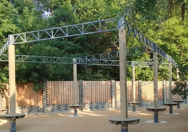 Терраса из металлоконструкций под ключ, проектирование, изготовление и монтаж от СтальСтрой-Чбр